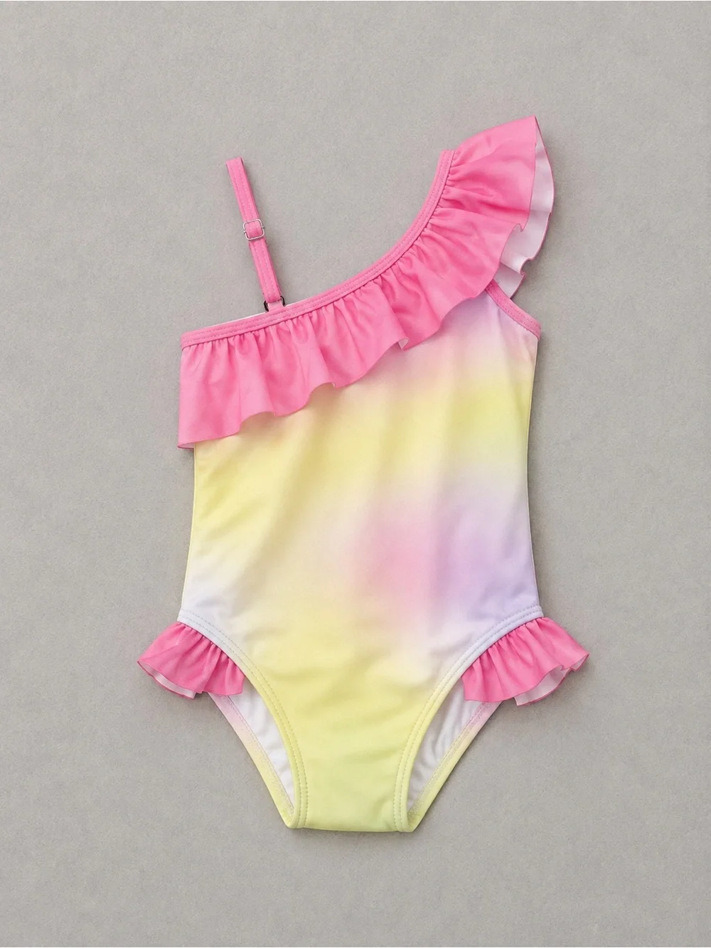 NWT - Patpat My Litle Pony One Piece Swimsuit Off-Shoulder Ruffle - Size 3-4Y